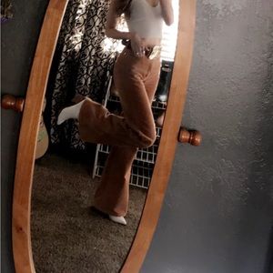 Corduroy Wrangler High Rise Flare Pants